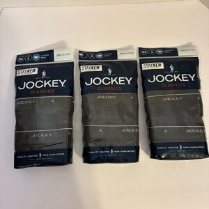 Jockey Classics Low-Rise Briefs (3) 3-Pack (Size 34) – New & Sealed